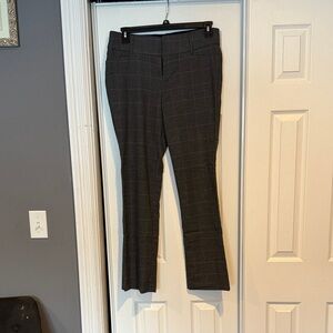 Apt. 9 Charcoal Checkered Women's Pants